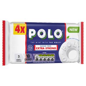 Polo 4 x Sugar Free Extra Strong Multipack Mints Tube 133.6g - gallery image 2