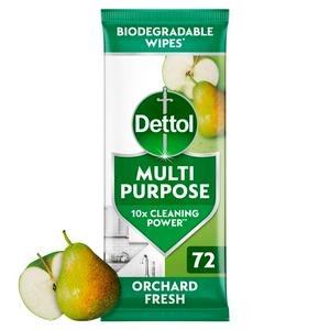 Multipurpose Cleaning Wipes Orchard Fresh 72