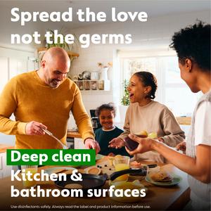 Dettol 126 x Sparkling Lemon Multipurpose Cleaning Wipes - gallery image 2