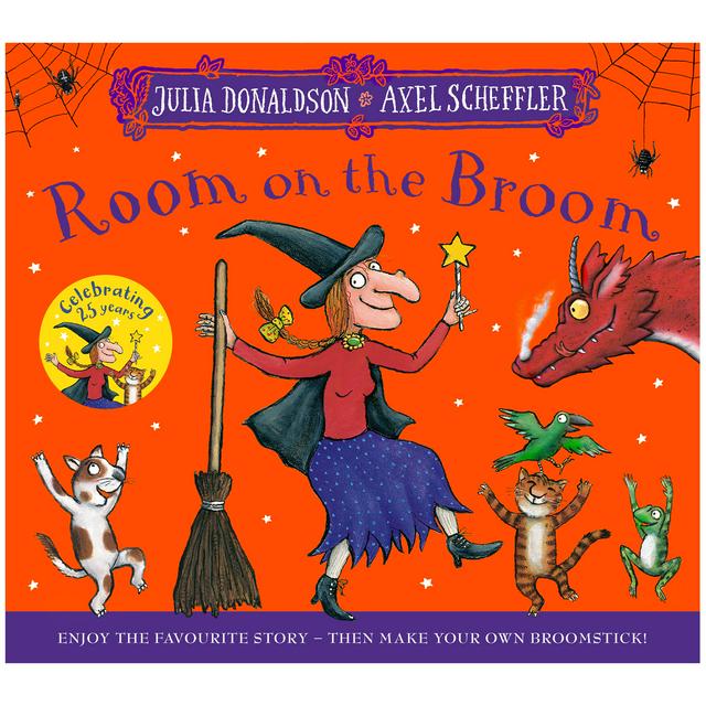 Julia Donaldson & Axel Scheffler Room on The Broom 25th Anniversary Edition Children's Book - gallery image 1