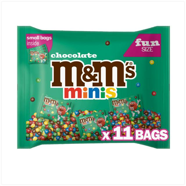 M&M's Minis 11 x 20g Chocolate Funsize Bags - gallery image 1