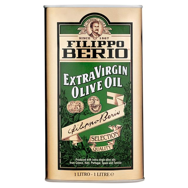 Filippo Berio 1L Extra Virgin Olive Oil Tin - gallery image 1