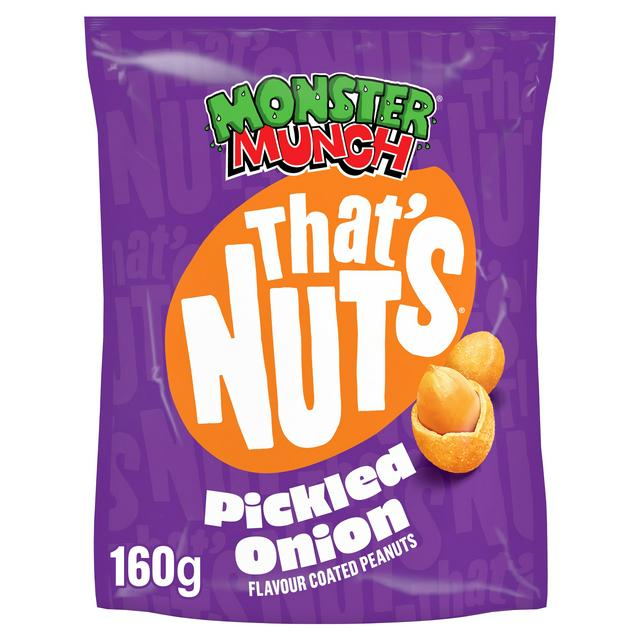 Thats Nuts Monster Munch 160g Pickled Onion Sharing Coated Peanuts - gallery image 1