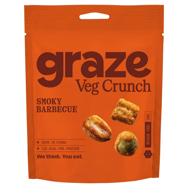 Graze 38g Smoky Barbecue Crunch Snack - gallery image 1