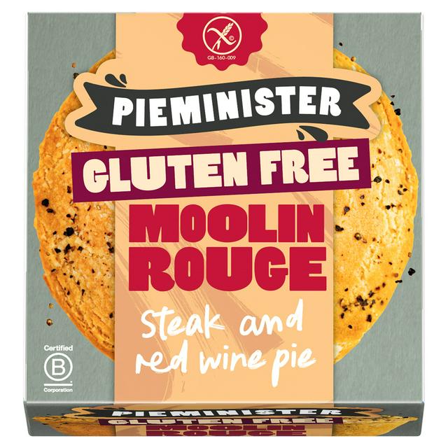 Pieminister 260g Gluten Free Moolin Rouge British Beef Steak & Red Wine Pie - gallery image 1