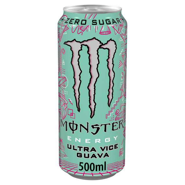 Monster Energy Ultra 500ml Vice Guava Zero Sugar Drink Can - gallery image 1