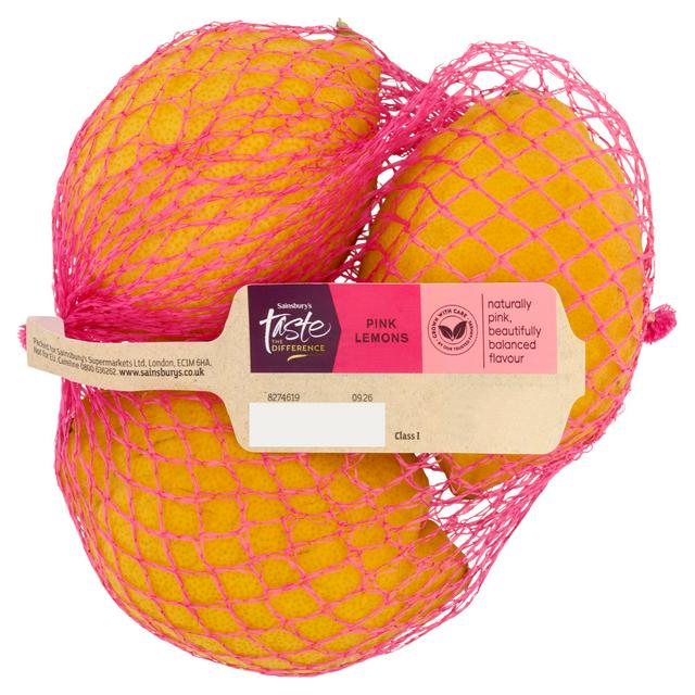 Sainsbury's 3 x Pink Lemons Fruits, Taste the Difference - gallery image 1