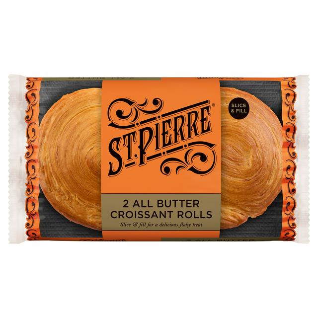 St Pierre 2 x All Butter Croissant Rolls - gallery image 1