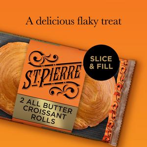 St Pierre 2 x All Butter Croissant Rolls - gallery image 4