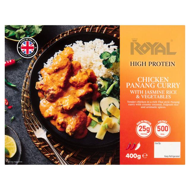 Royal 400g Chicken Panang Curry with Jasmine Rice & Vegetables - gallery image 1