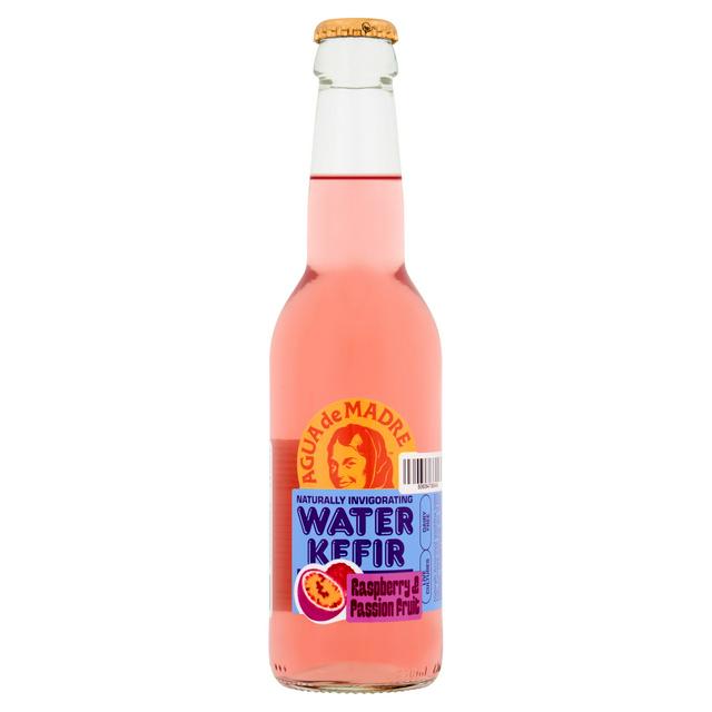 Agua De Madre 33cl Raspberry & Passion Fruit Naturally Invigorating Water Kefir - gallery image 1