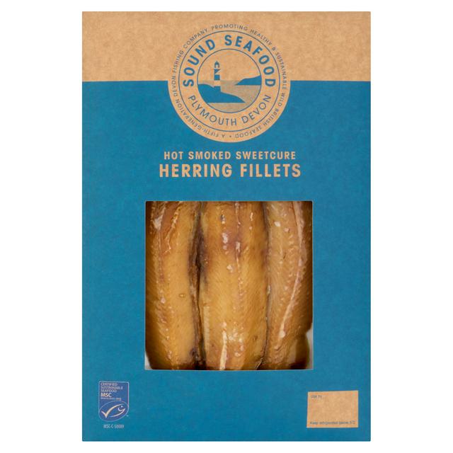 Sound Seafood 150g Hot Smoked Sweetcure Herring Fillets - gallery image 1