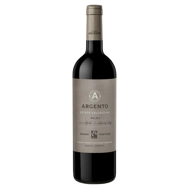 Argento Estate Collection Organic Fairtrade Malbec Red Wine 75cl - gallery image 1