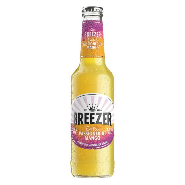 Breeezer 27.5cl Exotic Passion Fruit Mango Flavoured Alcoholic Drink - gallery image 1