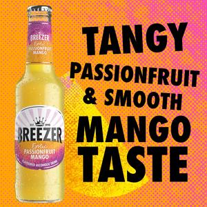Breeezer 27.5cl Exotic Passion Fruit Mango Flavoured Alcoholic Drink - gallery image 4