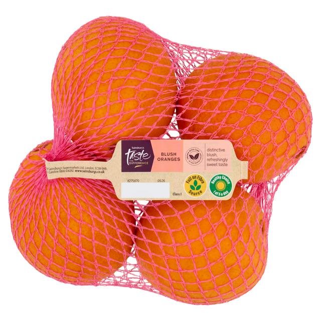Sainsbury's 4 x Blush Oranges Fruits, Taste the Difference - gallery image 1