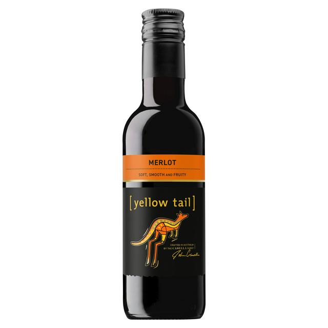 Yellow Tail 18.7cl Merlot Red Wine Minis Bottle - gallery image 1