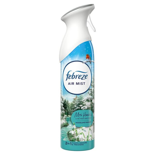 Febreze Mrs Hinch's Air Mist Woodland Wander Air Freshener Spray, Limited Edition 185ml - gallery image 1
