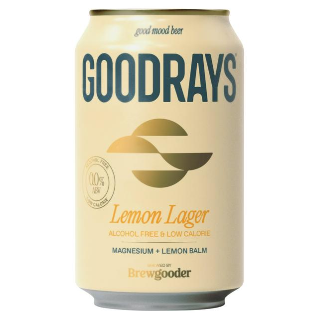 Goodrays 330ml Non Alcoholic Lemon Lager - gallery image 1