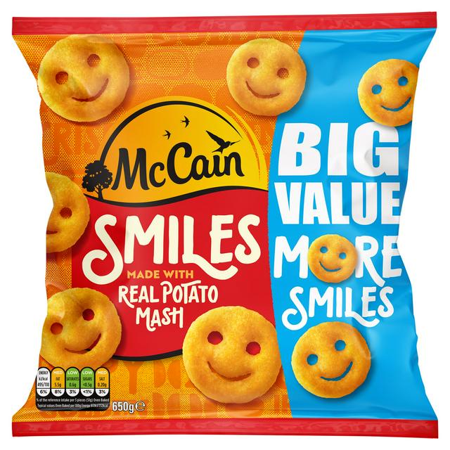 McCain 650g Smiles with Real Potato Mash - gallery image 1