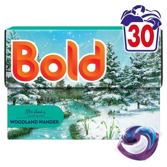 Bold 30 Washes Mrs Hinch's Woodland Wonder Capsules Pods, Limited Edition - gallery image 1
