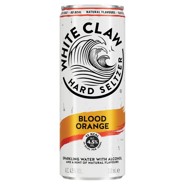 White Claw Hard Seltzer 330ml Blood Orange Ready to Drink Pre Mixed Can - gallery image 1