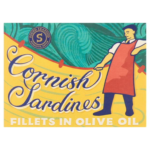 Sound Seafood 100g Cornish Sardines Fillets in Olive Oil - gallery image 1