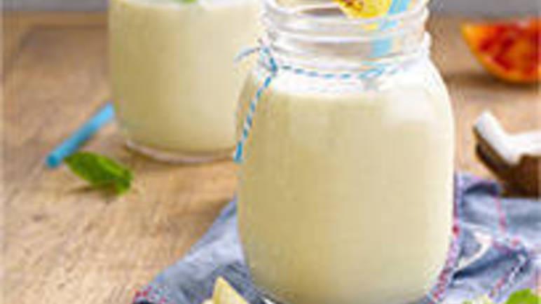 Alpro Snow White Coconut Smoothie | Sainsbury's Recipes