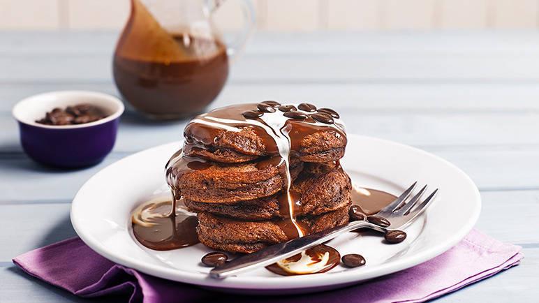 Chocolate pancakes with Chocolate Sauce | Sainsbury's