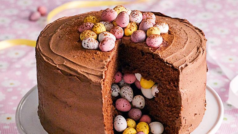 Trick or treat chocolate cake recipe | BakingMad.com | Pinata cake recipe,  No bake cake, Surprise cake