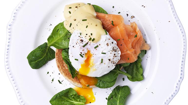 Salmon with Poached Egg