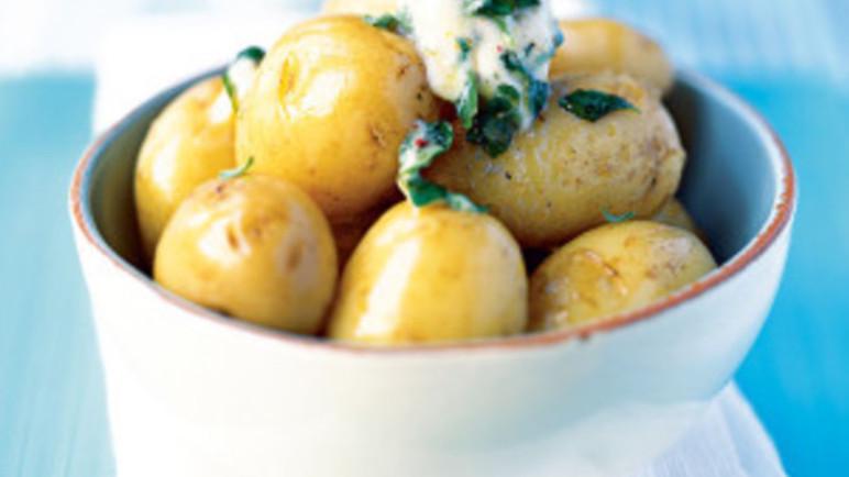How to Cook Buttered Jersey Royal Potatoes