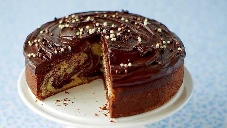 Pumpkin & Chocolate Marble Loaf Cake
