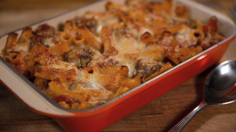 Meatball Rigatoni Pasta Bake Recipe | Sainsbury's