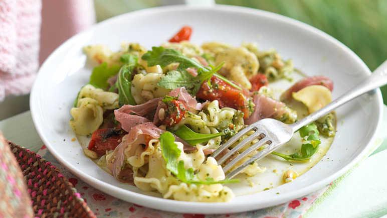 Parma Ham, Cherry Tomato and Rocket Pasta Salad Recipe