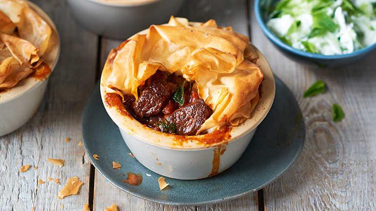 Persian lamb pie