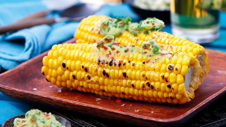 Spicy smoked sweetcorn
