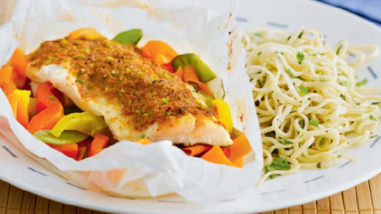 Thai fish parcels