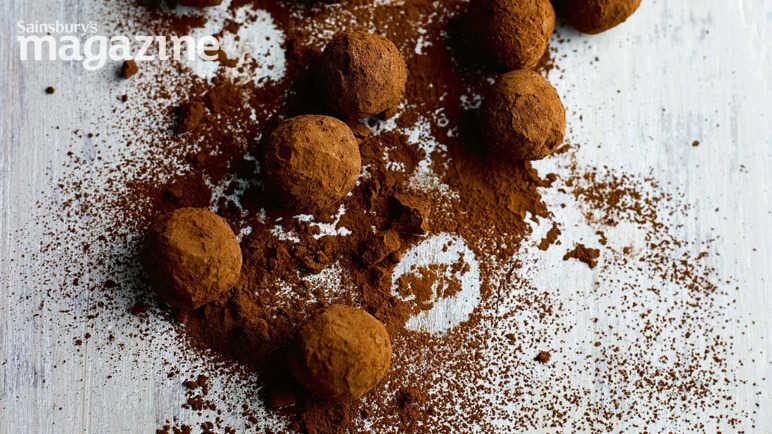 Whisky ginger truffles