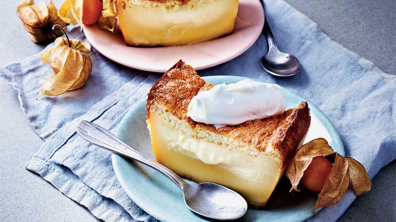4 Ingredient Magic Cake (No Butter or Oil) - Kirbie's Cravings